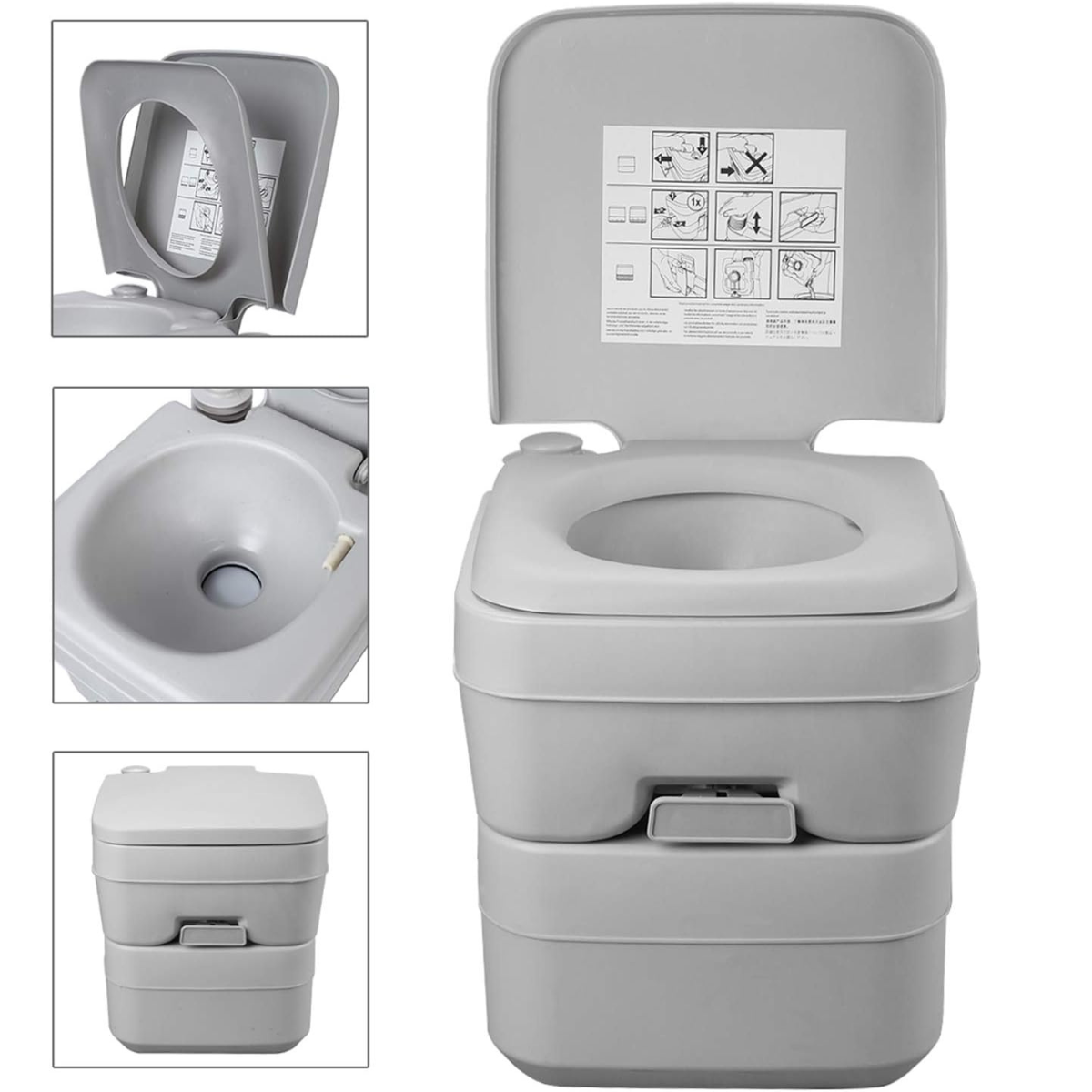 Inodoro de Camping Gran Capacidad