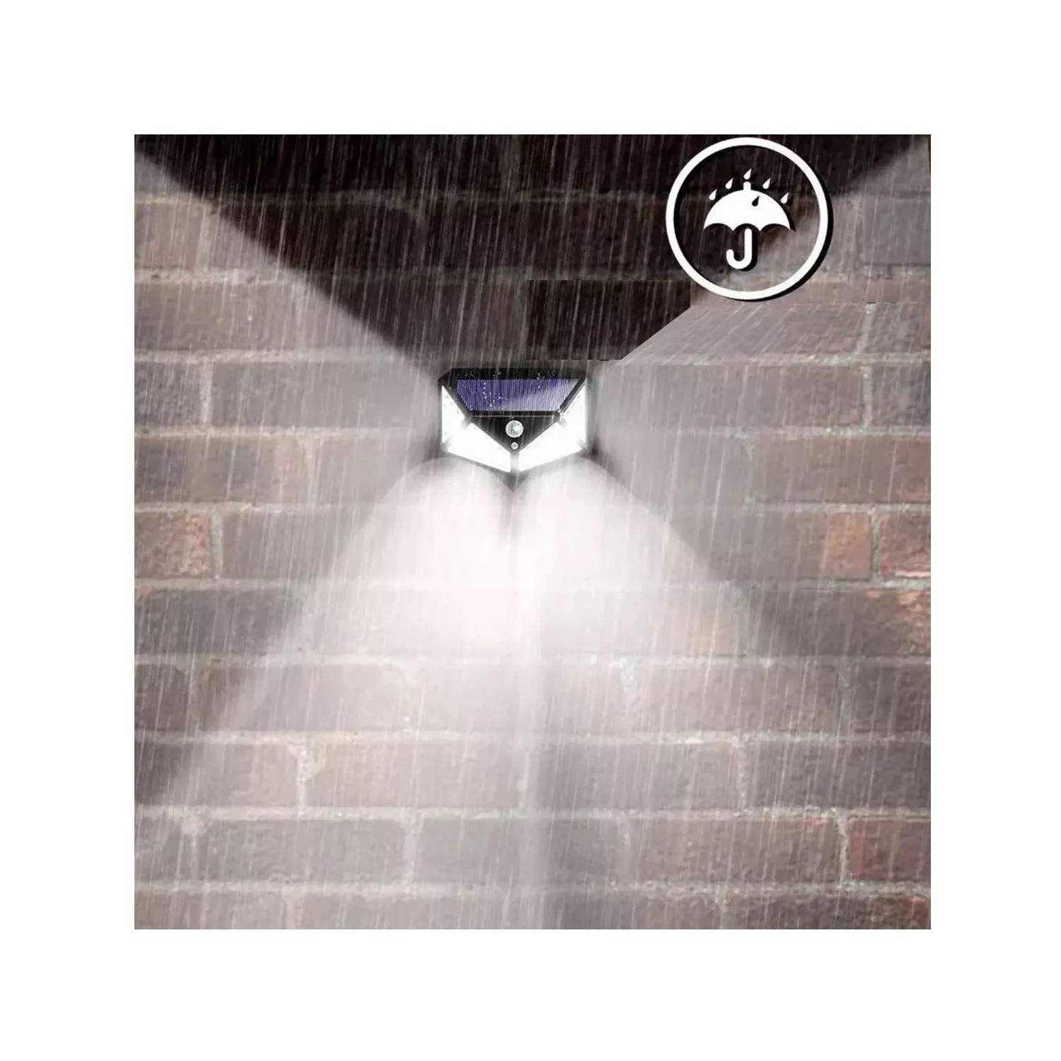 💡Luminaria Solar LED 100W - 180° - IP65 - Sensor Movimiento