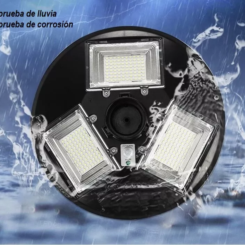 💡Luminaria solar LED 500W - 120° - IP65 - Sensor Movimiento