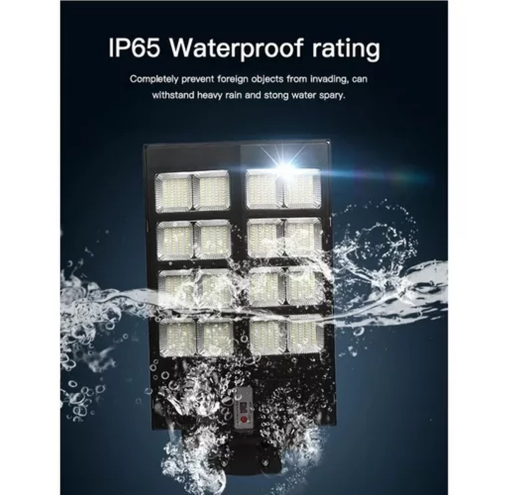 💡Luminaria solar LED 1200W - 180° - IP65+ poste