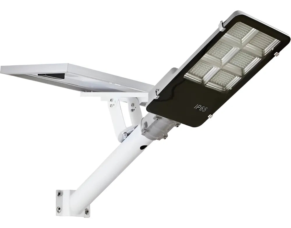 💡Luminaria solar LED 200W - 180° - IP65 + tubo + panel