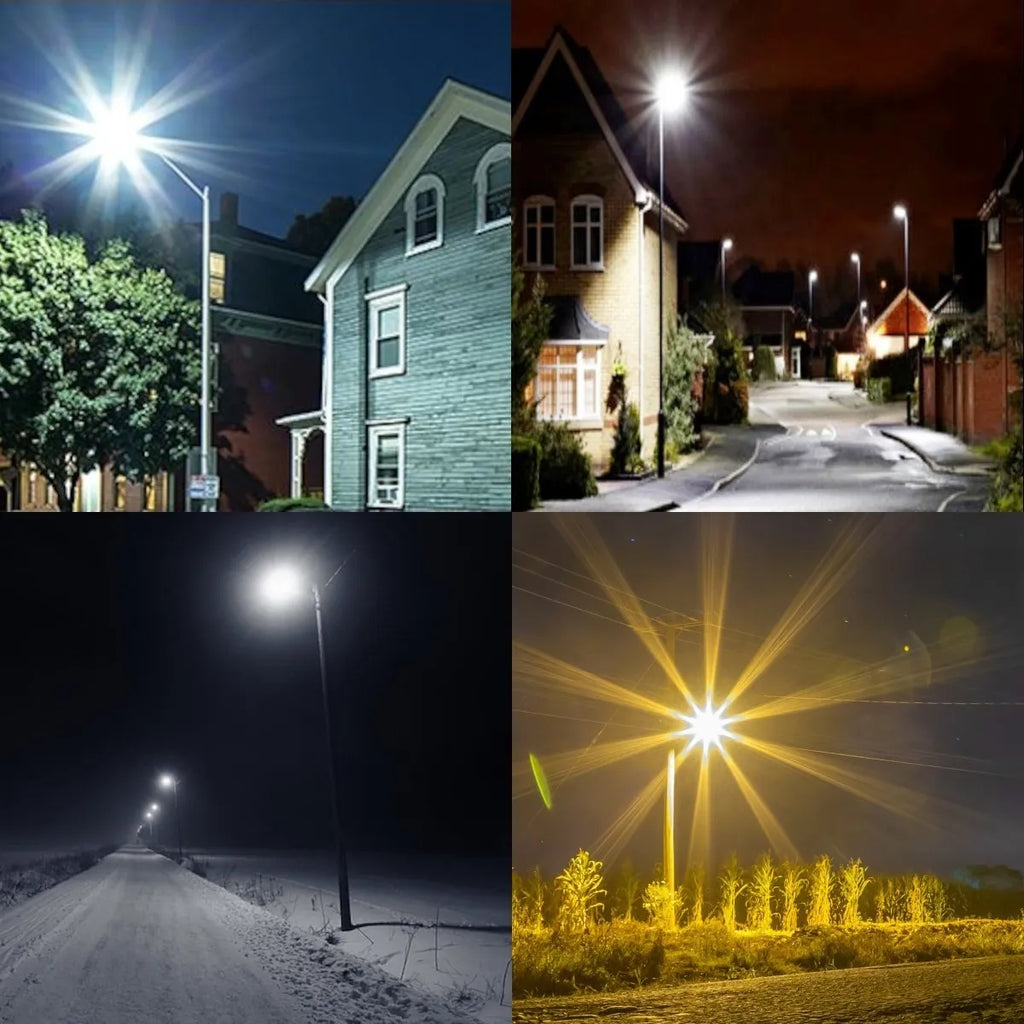 💡Luminaria solar LED 400W - 180° - IP65 + tubo + panel